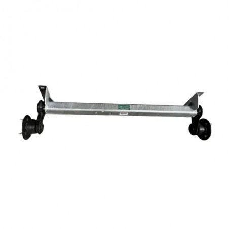 ESSIEUX NON FREINÉS 450KG 4 TROUS 115