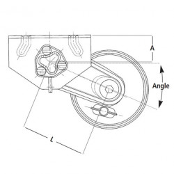 2 DEMI-ESSIEUX FREINÉE 1300KG 5 TROUS 140