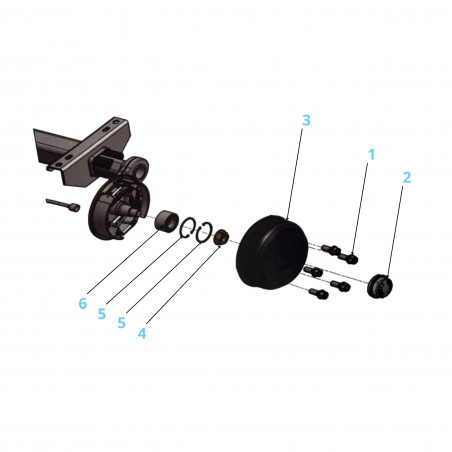 MOYEU F 200X50 4 TROUS 100