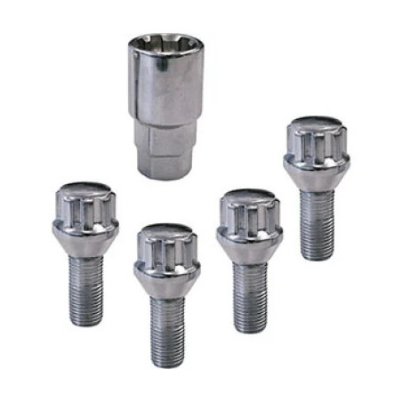 4 VIS ANTIVOL ROUE M14X1,5X26MM TYPE G CONIQUE