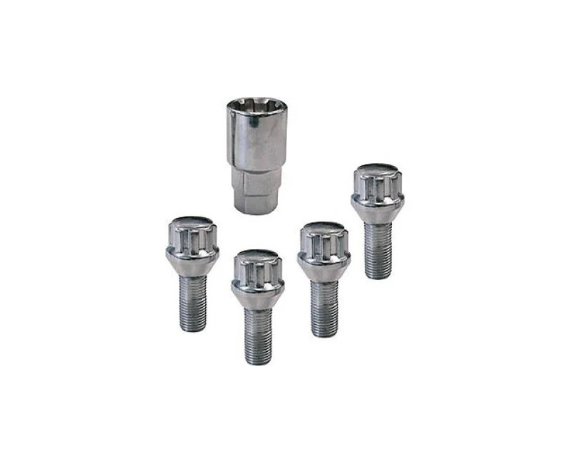 4 VIS ANTIVOL DE ROUE M12X1,5X26MM TYPE B CONIQUE