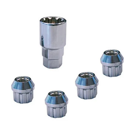 4 ÉCROUS DE ROUE M12X1,5 TYPE F SPHÈRE