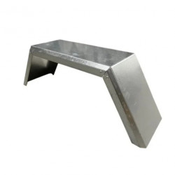 GARDE BOUE 2 PLIS 670X230X180 TOLE PLIÉE RIVETÉE 10"