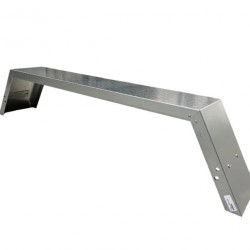 GARDE BOUE 2 PLIS 1430X290X225 TOLE PLIÉE TANDEM 13"