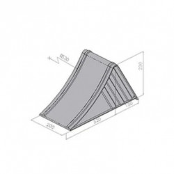 CALE DE ROUE TOLE GALVA UK53 ST 6500KG