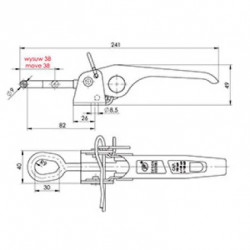 POIGNEE SEULE BASCULEMENT