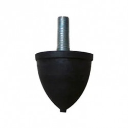 BUTÉE CAOUTCHOUC 30X30MM M8X12MM