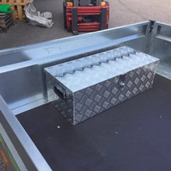 COFFRE RANGEMENT ALUMINIUM 50L - 71 x 29 x 23