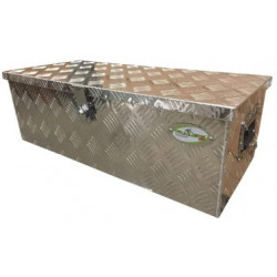 COFFRE RANGEMENT ALUMINIUM 50L - 71 x 29 x 23