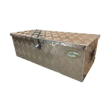 COFFRE RANGEMENT ALUMINIUM 50L - 71 x 29 x 23