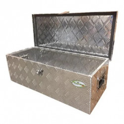 COFFRE RANGEMENT ALUMINIUM 50L - 71 x 29 x 23