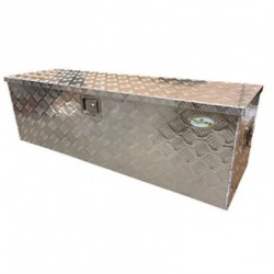 COFFRE RANGEMENT ALUMINIUM 150L - 120 X 35 X 35