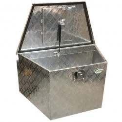 COFFRE DE FLECHE ALUMINIUM 160L - 86/50 X 48,5 X 46