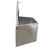 COFFRE DE FLECHE ALUMINIUM 160L - 86/50 X 48,5 X 46
