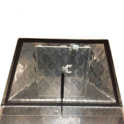 COFFRE DE FLECHE ALUMINIUM 160L - 86/50 X 48,5 X 46