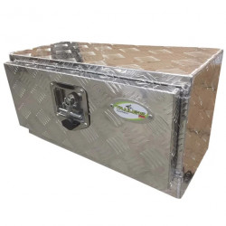 COFFRE RANGEMENT ETANCHE ALUMINIUM 40L - 55 X 28 X 25