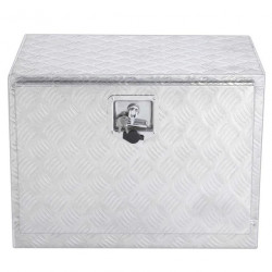COFFRE RANGEMENT ÉTANCHE ALUMINIUM 120L - 61 X 45 X 43