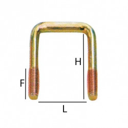 BRIDE TUBE CARRE 80X80