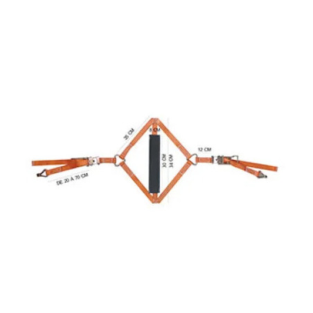 SET FIXATION POUR ROUE ARRIÉRE MOTO