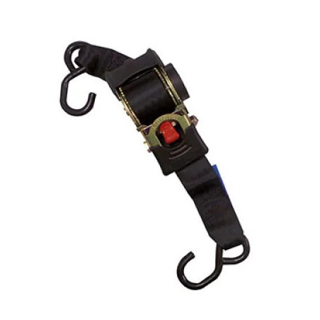 SANGLE RETRACTABLE À CLIQUET  3M X 50 MM CROCHET "S"