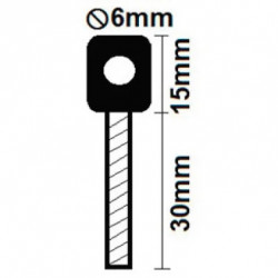 VISSERIE SEULE POUR RAIL PORTE MOTO