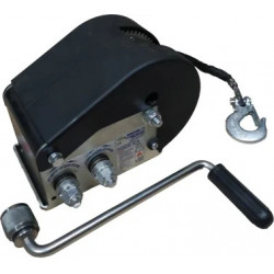 TREUIL MANUEL AUTO-FREINÉ À CORDE SYNTHÉTIQUE 2400 KG 8M
