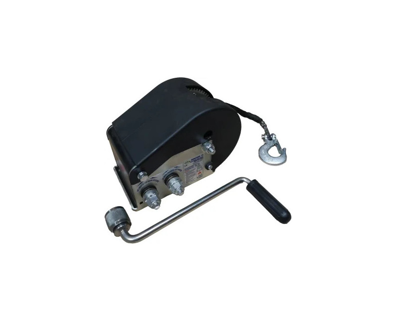 TREUIL MANUEL AUTO-FREINÉ À CORDE SYNTHÉTIQUE 2400 KG 8M