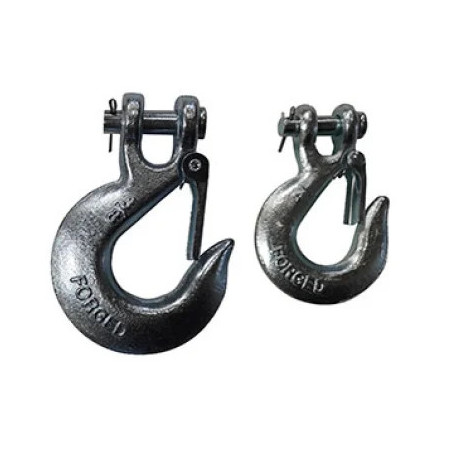 CROCHETS À CHAPE AVEC LINGUET DE SÉCURITÉ 3/8"