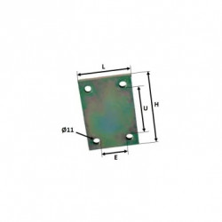 PLAQUETTE ASSEMBLAGE 80X40+40X40