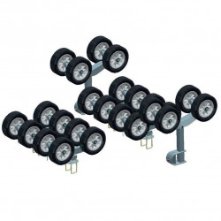 SUPPORT ROUE EN FONTE D’ACIER.