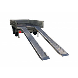 PAIRE DE RAMPES ALU 2M95 X 0M30  + BÉQUILLES ARRIÈRE (39610PE, 39612PE, 39614PE)