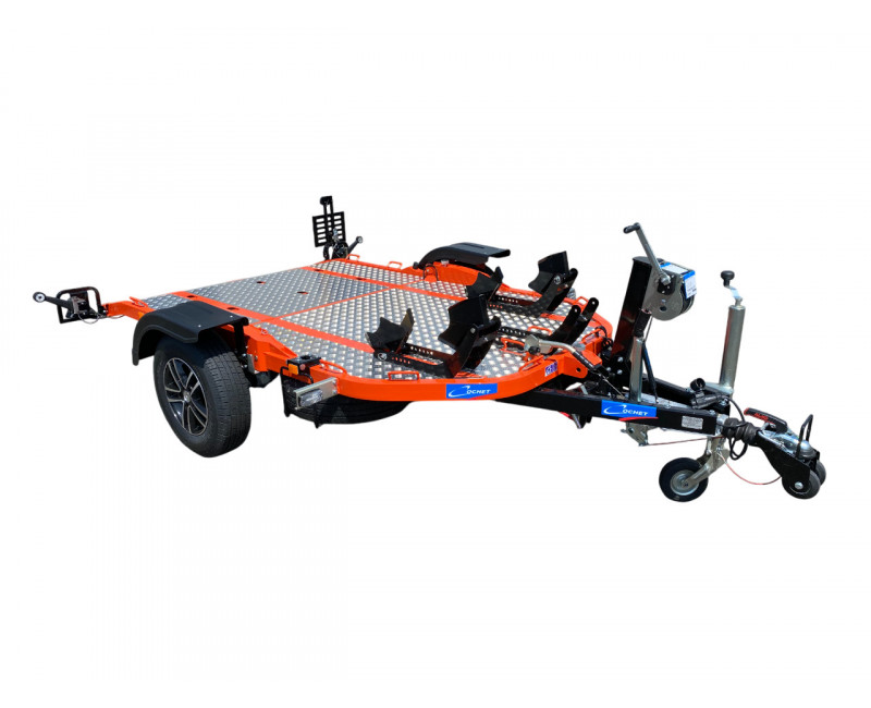 PORTE MOTO COCHET MAXI DUO 1350KG ABAISSABLE