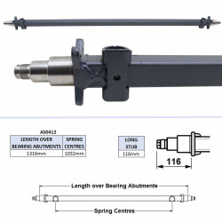 POUTRE D'ESSIEU - EUROLIGHT 1.5M