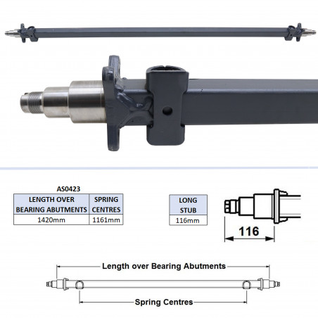 POUTRE D'ESSIEU - GH 4SERIES