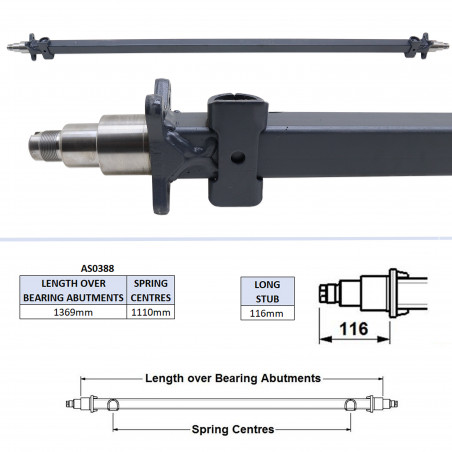 POUTRE D'ESSIEU - TT85G