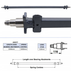 POUTRE D'ESSIEU - 
GP1*7GM TRI AXLES (175*16C)