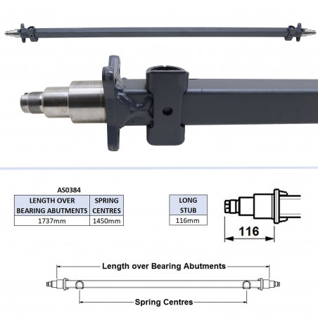 POUTRE D'ESSIEU - LT1*6G LT1*6G/B