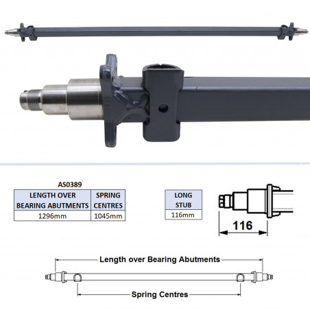 POUTRE D'ESSIEU - LT85G