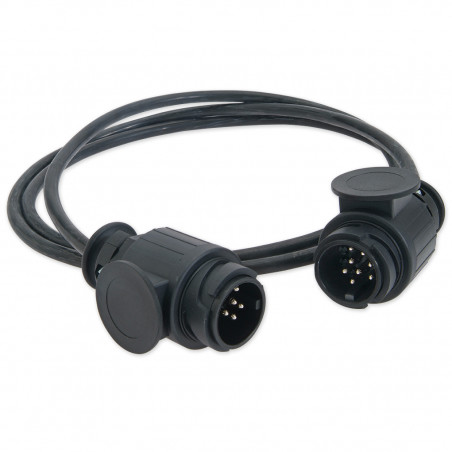 CABLE 2.2M AVEC 2 PRISES 13 BROCHES (RALLONGE)