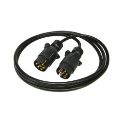 CABLE 2.2M AVEC 2 PRISES 7 BROCHES (RALLONGE)