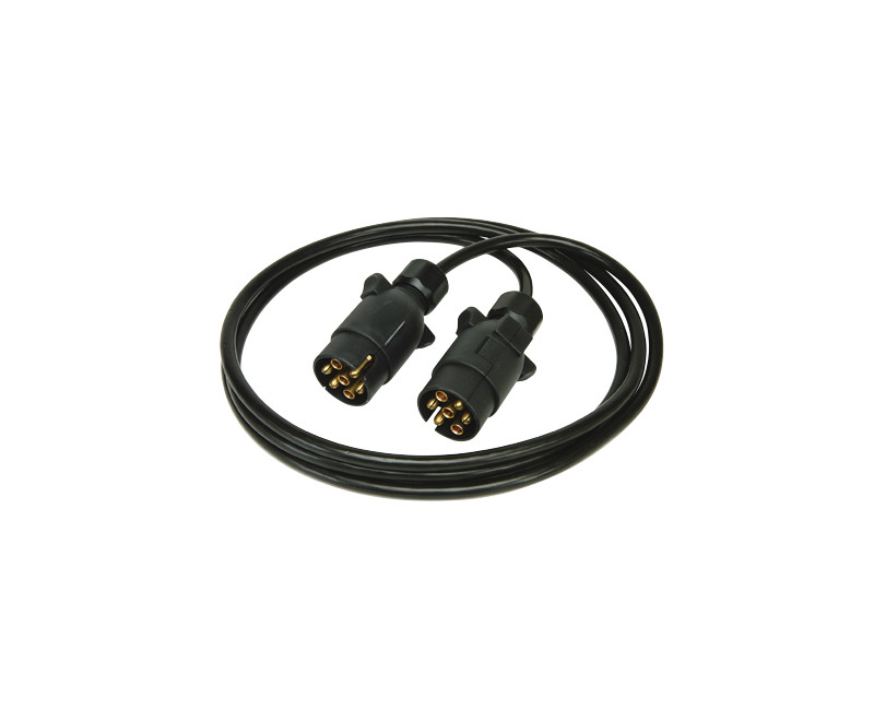 CABLE 2.2M AVEC 2 PRISES 7 BROCHES (RALLONGE)