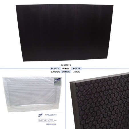 PLANCHER EN CONTREPLAQUE - GH94BT TAILLE - 1300 X 560 X 24 MM