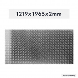 PLAQUE DE SEUIL EN ALUMINIUM 1219X1965X2MM P6E