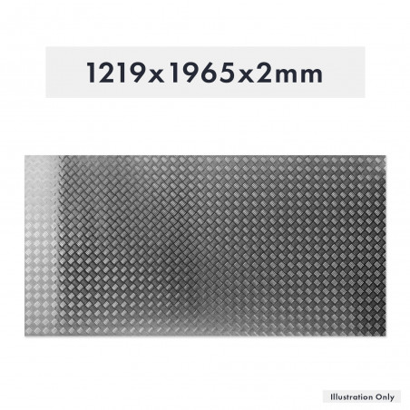 PLAQUE DE SEUIL EN ALUMINIUM 1219X1965X2MM P6E