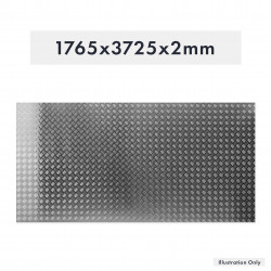 PLAQUE DE SEUIL EN ALUMINIUM 1765X3725X2MM GP126