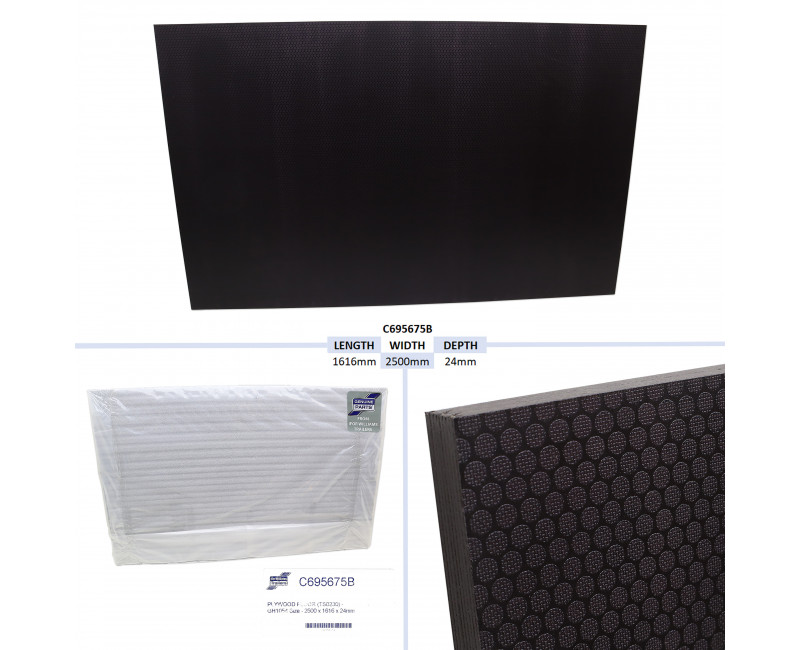 PLANCHER EN CONTREPLAQUE - GH1054 TAILLE - 2500 X 1616 X 24MM