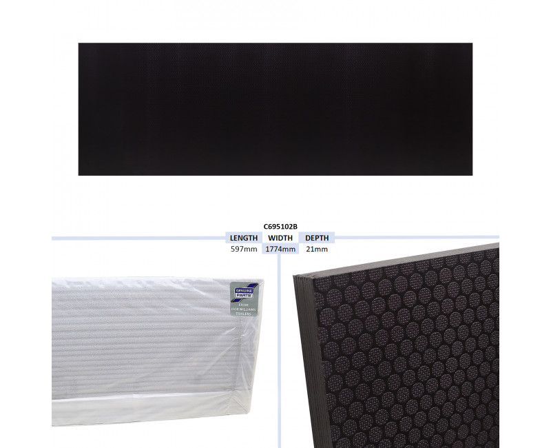 PLANCHER EN CONTREPLAQUE - GP126 TAILLE - 1774 X 597 X 21MM