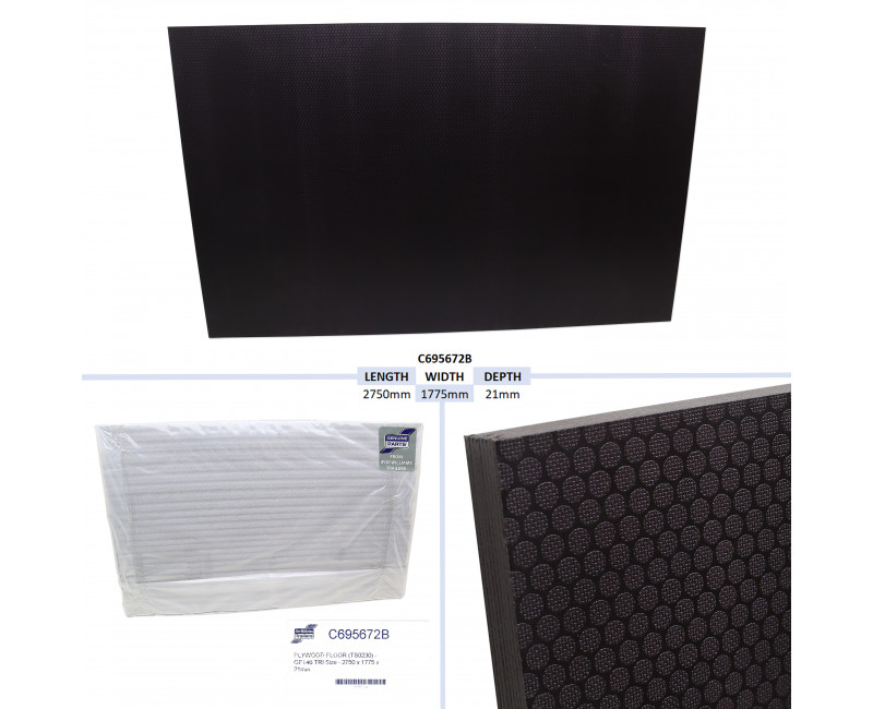 PLANCHER EN CONTREPLAQUE - GP146 TRI TAILLE - 2750 X 1775 X 21MM