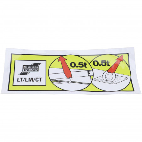 AUTOCOLLANT POUR POINT D'ARRIMAGE - LM/LT/CT