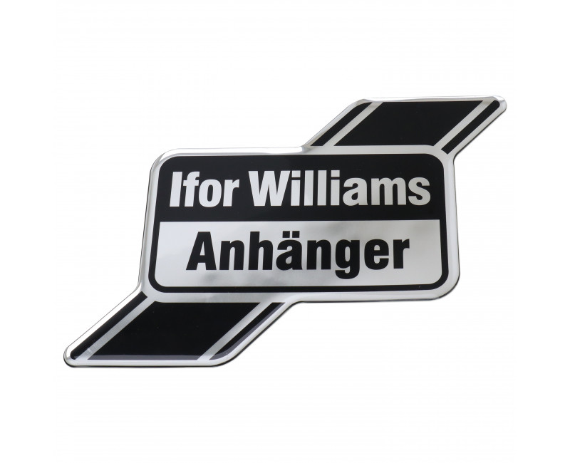 DÔME EN RESINE LOGO IWT - NOIR/ARGENT - ALLEMAGNE